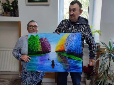 I&nbsp;miejsce w&nbsp;wojewódzkim etapie XXI edycji ogólnopolskiego konkursu Plastycznego Sztuka Osób Niepełnosprawnych