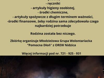 Grupy wolontariackie PSONI organizują zbiórkę