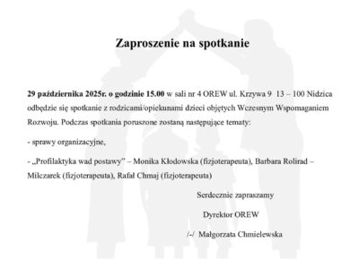 Zaproszenie na&nbsp;spotkanie