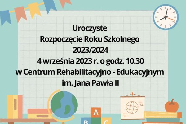 rozpoczęcie roku